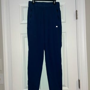 🌸 Navy Russell Athletic Pants with Drawstring Size small (28•30)